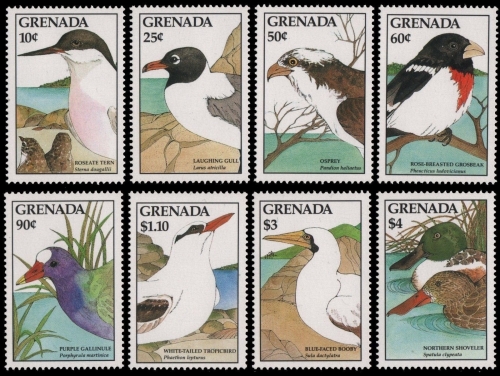 Grenada 1988 - Mi-Nr. 1744-1751 ** - MNH - Vögel / Birds