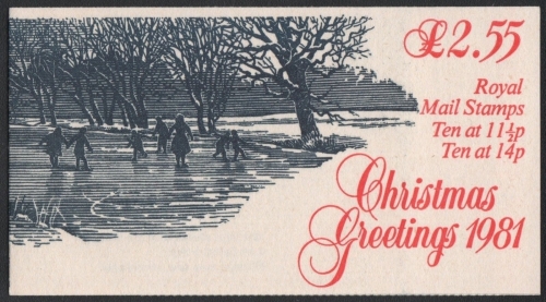 Großbritannien 1981 - Mi-Nr. Markenheft 57 ** - MNH - SG booklet F X 4