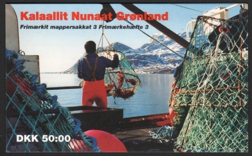 Grönland 1993 - Mi-Nr. Markenheft 3 ** - MNH - Königin Margarethe II / Krabben