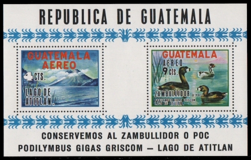Guatemala 1970 - Mi-Nr. Block 10 ** - MNH - Enten / Ducks