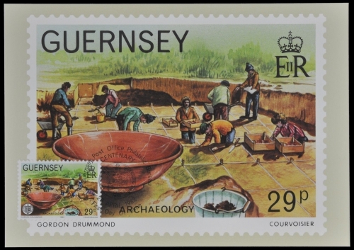 Guernsey 1982 - Mi-Nr. 250 - Maxikarte - Archäologie