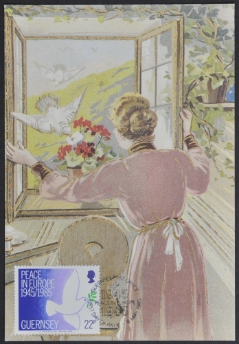 Guernsey 1985 - Mi-Nr. 319 - Maxikarte - Frieden / Peace