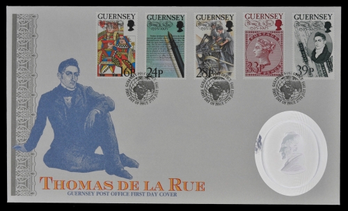Guernsey 1993 - Mi-Nr. 617-621 - Thomas de la Rue – FDC