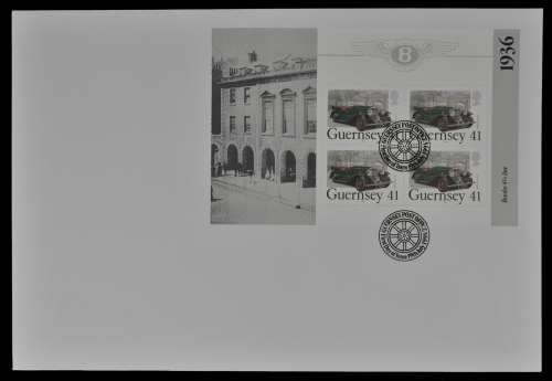 Guernsey 1994 - Mi-Nr. 643 - MH 0-14 - Bentley - Autos / Cars - FDC