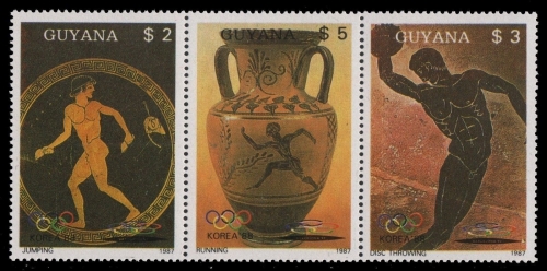 Guyana 1987 - Mi-Nr. 2061-2063 ** - MNH - Olympia Seoul