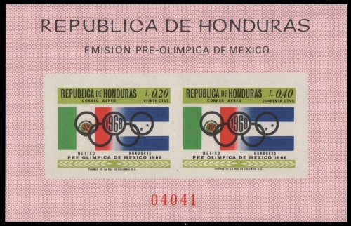 Honduras 1968 - Mi-Nr. Block 10 ** - MNH - Olympia Mexiko