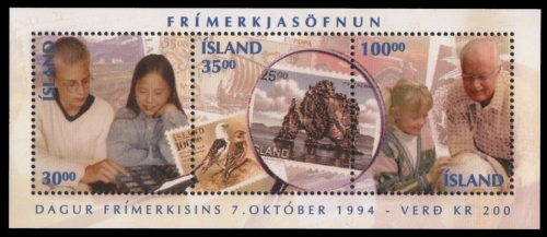 Island 1994 - Mi-Nr. Block 17 ** - MNH - Tag der Briefmarke