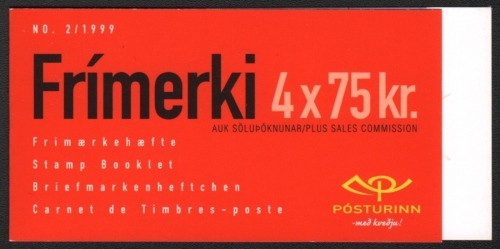 Island 1999 - Mi-Nr. Markenheft 911 Do / Du / Eo / Eu ** - MNH - Schiffe / Ships