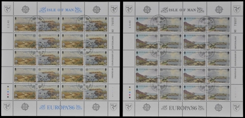 Isle of Man 1986 - Mi-Nr. 307-310 gest / used - KLB - Europa 86