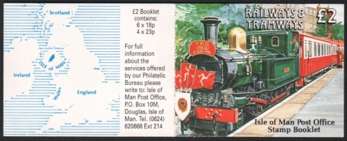 Isle of Man 1992 - Mi-Nr. Markenheft 27 ** - MNH - Eisenbahn / Trains