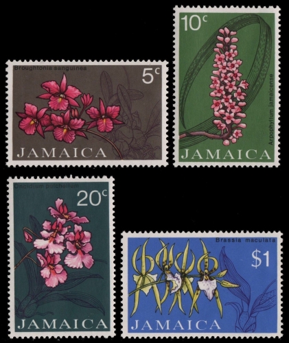Jamaika 1973 - Mi-Nr. 375-378 ** - MNH - Blumen / Flowers
