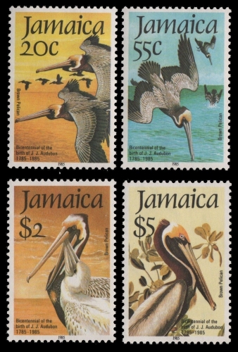 Jamaika 1985 - Mi-Nr. 603-606 ** - MNH - Vögel / Birds - Audubon