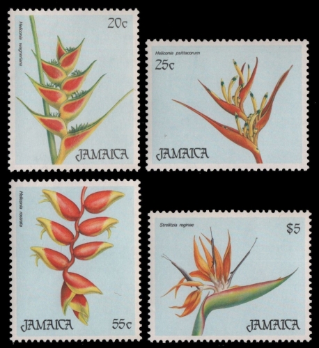 Jamaika 1986 - Mi-Nr. 645-648 ** - MNH - Blumen / Flowers