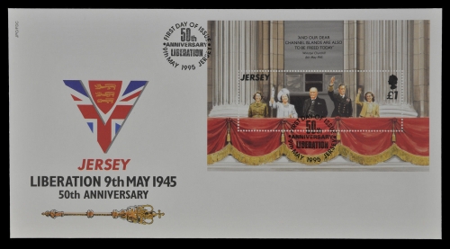 Jersey 1995 - Mi-Nr. Block 160 - Befreiung - FDC