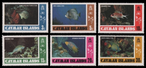 Kaiman-Inseln 1978 - Mi-Nr. 412-417 ** - MNH - Fische / Fish