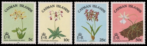 Kaiman-Inseln 1985 - Mi-Nr. 545-548 ** - MNH - Orchideen / Orchids