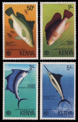 Kenia 1977 - Mi-Nr. 66-69 ** - MNH - Fische / Fish
