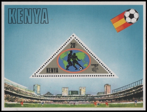 Kenia 1982 - Mi-Nr. Block 18 ** - MNH - Fussball / Soccer