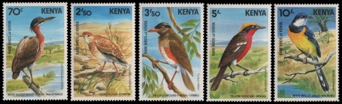 Kenia 1984 - Mi-Nr. 283-287 ** - MNH - Vögel / Birds