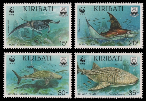 Kiribati 1991 - Mi-Nr. 566-569 ** - MNH - Fische / Fish
