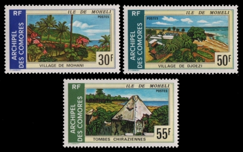 Komoren 1975 - Mi-Nr. 187-189 ** - MNH - Sehenswürdigkeiten