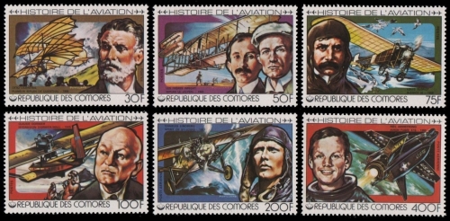 Komoren 1978 - Mi-Nr. 429-434 A ** - MNH - Luftfahrt / Aviation