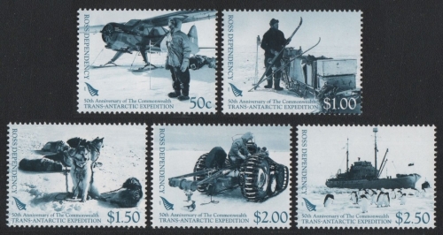 Ross-Gebiet 2007 - Mi-Nr. 104-108 ** - MNH - Transantarktisexpedition