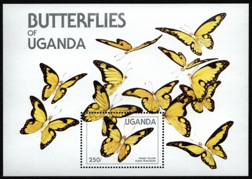 Uganda 1984 - Mi-Nr. Block 47 ** - MNH - Schmetterlinge / Butterflies