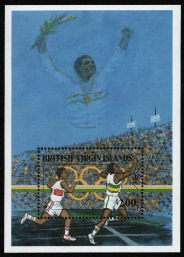 Jungferninseln 1988 - Mi-Nr. Block 49 ** - MNH - Olympia Seoul