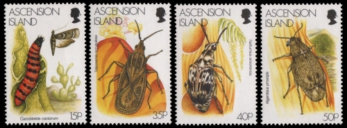 Ascension 1998 - Mi-Nr. 747-750 ** - MNH - Insekten / Insects