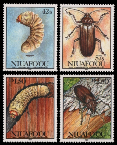 Niuafo'ou-Insel 1991 - Mi-Nr. 194-197 ** - MNH - Insekten / Insects