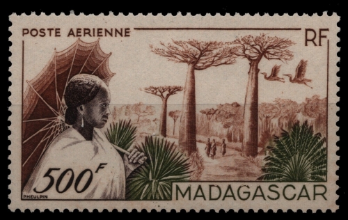 Madagaskar 1952 - Mi-Nr. 421 ** - MNH - Fauna & Flora