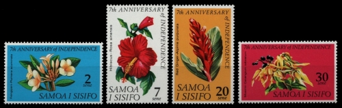 Samoa 1969 - Mi-Nr. 191-194 ** - MNH - Blumen / Flowers