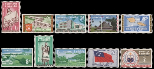 Samoa 1962 - Mi-Nr. 112-121 ** - MNH - Unabhängigkeit