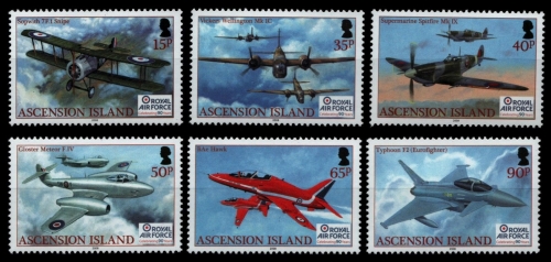 Ascension 2008 - Mi-Nr. 1044-1049 ** - MNH - Flugzeuge / Airplanes