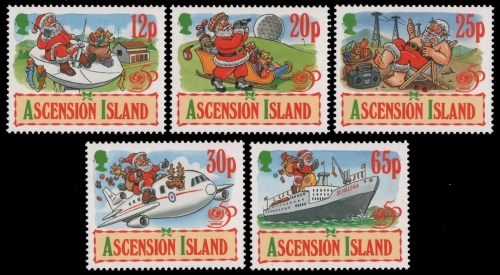Ascension 1996 - Mi-Nr. 711-715 ** - MNH - Weihnachten / X-mas