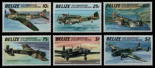 Belize 1990 - Mi-Nr. 1050-1055 ** - MNH - Flugzeuge / Airplanes