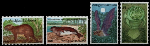 Antigua 1989 - Mi-Nr. 1268-1271 ** - MNH - Wildtiere / Wild animals