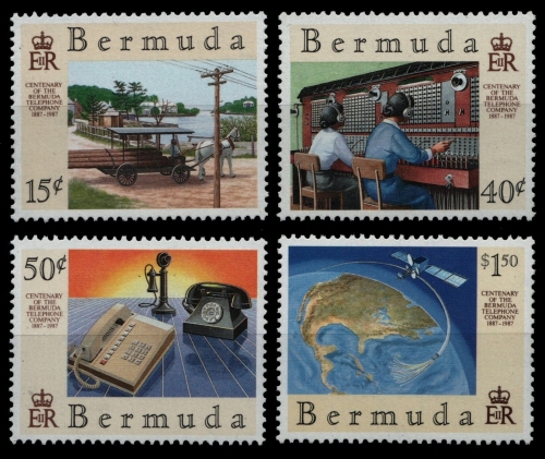 Bermuda 1987 - Mi-Nr. 517-520 ** - MNH - Telefon