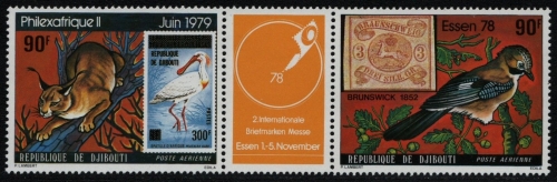 Dschibuti 1978 - Mi-Nr. 234-235 ** - MNH - Wildtiere / Wild animals