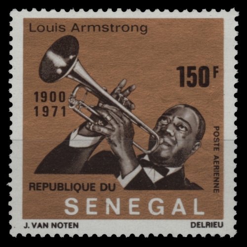 Senegal 1971 - Mi-Nr. 475 ** - MNH - Jazz - Louis Armstrong