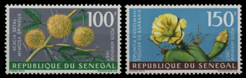 Senegal 1967 - Mi-Nr. 358-359 ** - MNH - Pflanzen / Plants
