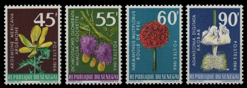Senegal 1966 - Mi-Nr. 338-341 ** - MNH - Pflanzen / Plants