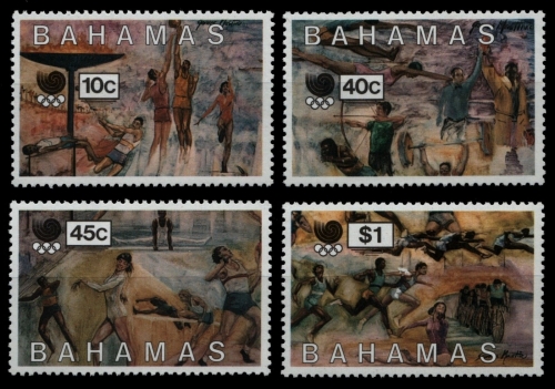Bahamas 1988 - Mi-Nr. 678-681 ** - MNH - Olympia Seoul