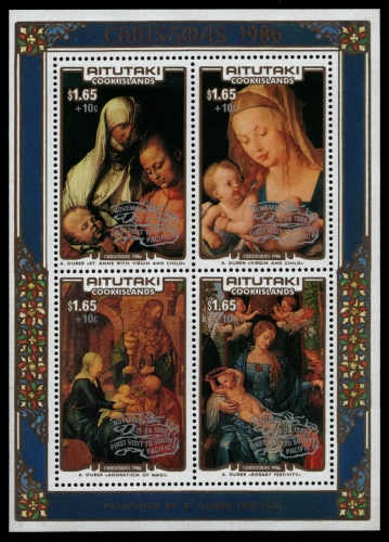 Aitutaki 1986 - Mi-Nr. Block 67 ** - MNH - Papstbesuch
