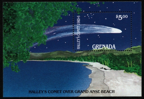 Grenada 1986 - Mi-Nr. Block 156 ** - MNH - Raumfahrt / Space - Halley