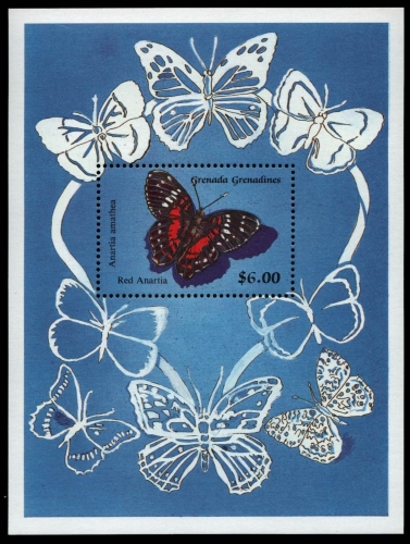 Grenada-Grenadinen 1989 - Mi-Nr. Block 176 ** - MNH - Schmetterlinge / Butterfly