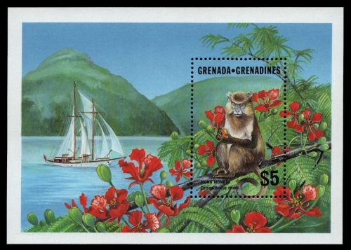 Grenada-Grenadinen 1986 - Mi-Nr. Block 114 ** - MNH - Wildtiere / Wild animals