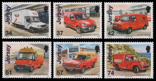 Jersey 2006 - Mi-Nr. 1255-1260 ** - MNH - Autos / Cars - Post