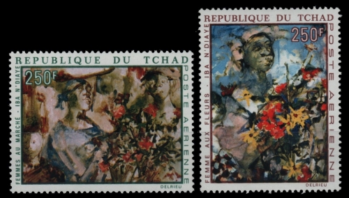 Tschad 1970 - Mi-Nr. 321-322 ** - MNH - Gemälde / Paintings